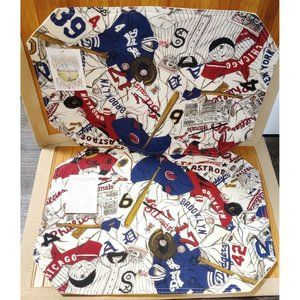 Major League Baseball Vintage Placements Old Logo Retro Baseball Collection Rare